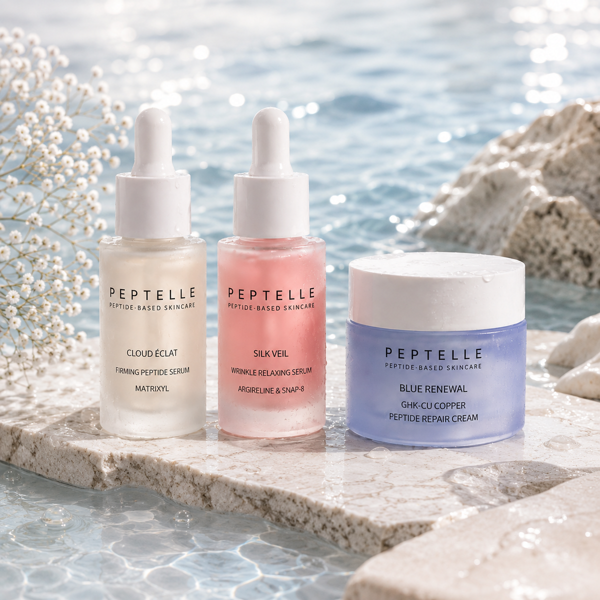 The Peptelle Peptide Trio